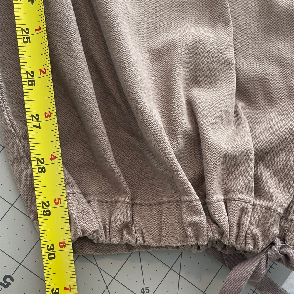 Anthropologie Pilcro Parachute Cargo Pants Neutral Beige size 31 NWT - Picture 16 of 16